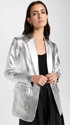 Best Sale ⌛ A.L.C. Dakota Jacket Silver ????