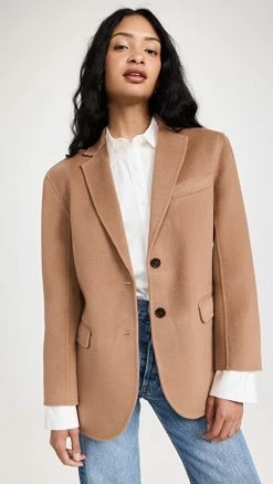 Top 10 ???? ANINE BING Quinn Blazer Brown ????
