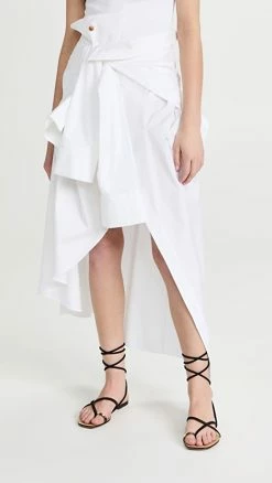 Buy ???? A.W.A.K.E. MODE Desconstructed ???? Shirt ???? Skirt White ❤️