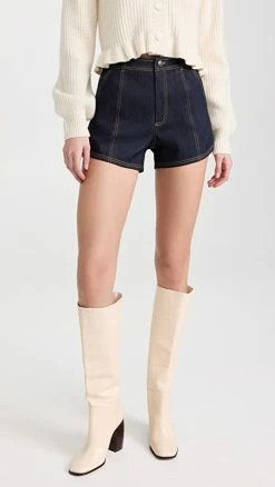 Promo ???? Cinq à Sept Yuna Shorts Indigo ????