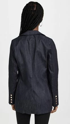 Buy ???? DL1961 Indigo ???? Coated Patch Pocket Blazer Indigo ???? Coated (Performance) ???? -3.1 Phillip Lim Shop dldll409191e7f3 1666287564877 2 0. UX540 . QL90