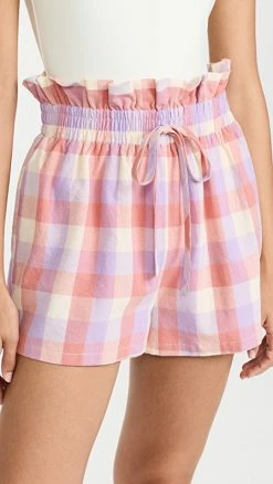 Best reviews of ???? English Factory Gingham Ruffle Shorts Pink ✨