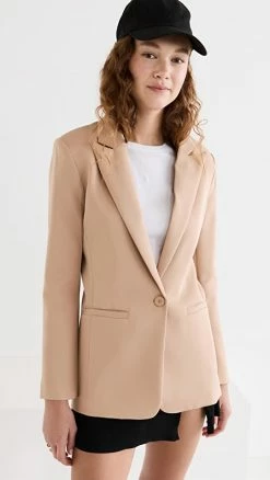 Buy ???? English Factory Single Breasted Blazer Beige ????