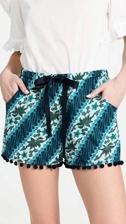 Brand new ???? Figue Maja Shorts Javanese Diagonal Clear Blue ????