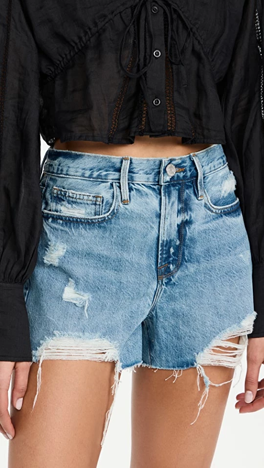 Brand new ✔️ FRAME Le Brigette Shorts Baines Rips ✨ 3 Brand new ✔️ FRAME Le Brigette Shorts Baines Rips ✨