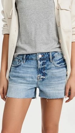 Brand new ???? FRAME Le Grand Garcon Short Raw After Shorts Iceberg ⭐