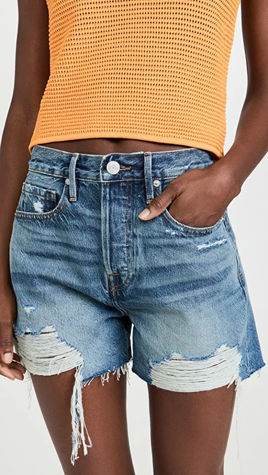 Wholesale ???? FRAME High Rise Vintage Shorts With Raw Fray Northville Rips ???? 3 Wholesale ???? FRAME High Rise Vintage Shorts With Raw Fray Northville Rips ????