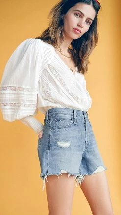 Cheapest ???? Free People Makai Cut Off Shorts Loose Cannon ????