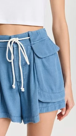 Top 10 ???? Free People Off Shore Utility Shorts Mediterranean ⭐