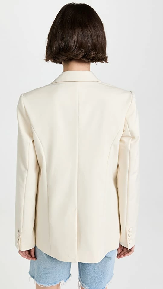 Cheap ???? Good American Woven Blazer 2.0 Bone001 ???? 4 Cheap ???? Good American Woven Blazer 2.0 Bone001 ???? - Image 2