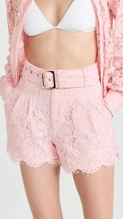 Deals ???? Generation Love Sydney Lace Shorts Pixie Pink ⭐