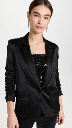 Wholesale ???? Generation Love Madison Satin Blazer Black ????