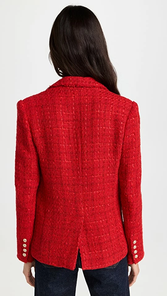 New ???? Generation Love Eliza Tweed Blazer Red ???? 4 New ???? Generation Love Eliza Tweed Blazer Red ???? - Image 2
