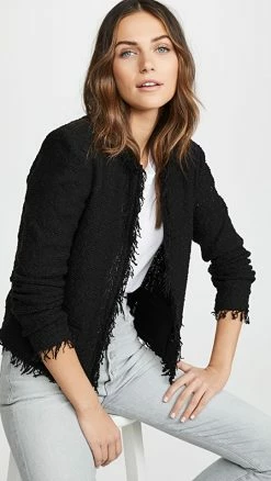 Outlet ???? IRO Shavani Jacket Black ????