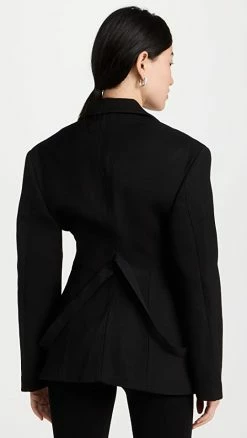 Buy ⌛ Jacquemus Le Manteau Filu Blazer Black ???? -3.1 Phillip Lim Shop jcque309111cd2d 1666112470090 2 0. UX540 . QL90