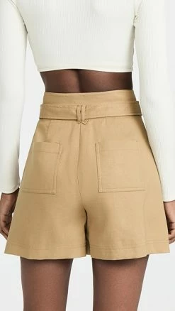 Best Pirce ❤️ Jonathan Simkhai Winn Draped Linen Shorts Dijon ???? -3.1 Phillip Lim Shop jondb3088416223 1646687182889 2 0. UX540 . QL90