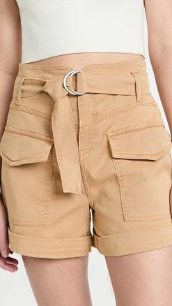 Coupon ???? Jonathan Simkhai STANDARD Sierra Utility Shorts Tan ????