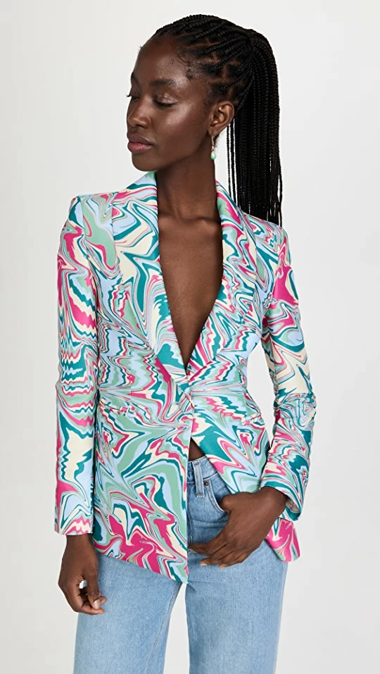 Cheap ✔️ Kimberly Goldson Ayvs Jacket Magenta Print ???? 2 Cheap ✔️ Kimberly Goldson Ayvs Jacket Magenta Print ????