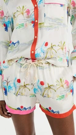 Top 10 ✔️ Kerri Rosenthal Blair Printed Shorts Multi ????