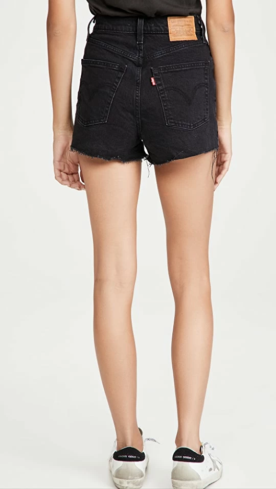 Best Sale ???? Levi's Ribcage Shorts Black Bayou ✔️ 4 Best Sale ???? Levi's Ribcage Shorts Black Bayou ✔️ - Image 2