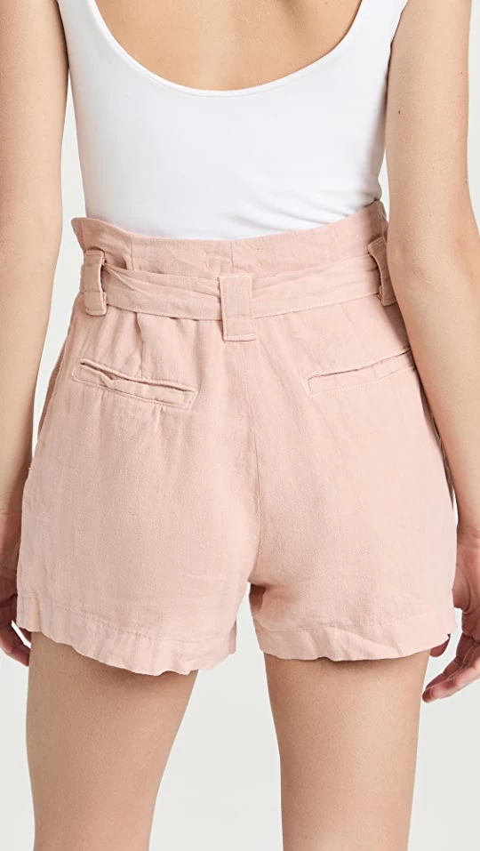 Wholesale ???? L'AGENCE Hillary Paperbag Shorts Dusty Pink ???? 4 Wholesale ???? L'AGENCE Hillary Paperbag Shorts Dusty Pink ???? - Image 2