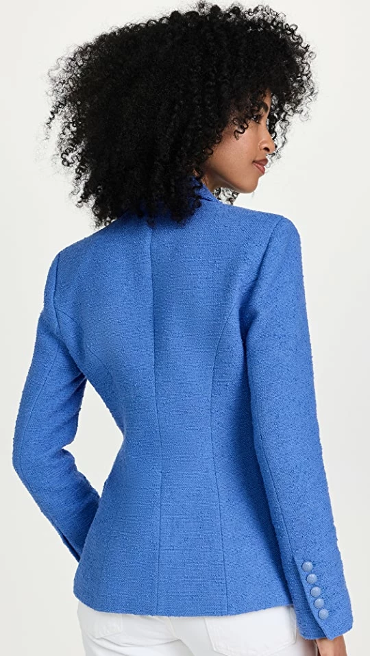 Promo ???? L'AGENCE Kenzie Double Breasted Blazer Blue Bonnet ⭐ 4 Promo ???? L'AGENCE Kenzie Double Breasted Blazer Blue Bonnet ⭐ - Image 2
