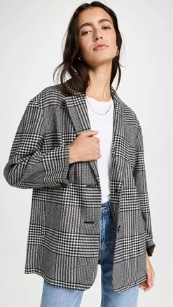 Best deal ???? Madewell Oversized Dorset Blazer Tiarnan Glen Plaid ????