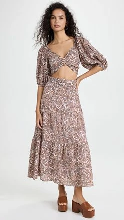 Best reviews of ???? MINKPINK Jedda Belted Midi ???? Skirt Paisley ????