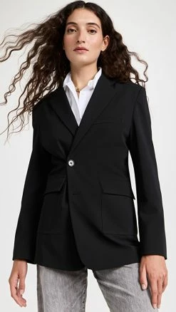 Outlet ???? MM6 Maison Margiela Suit Jacket Black ????