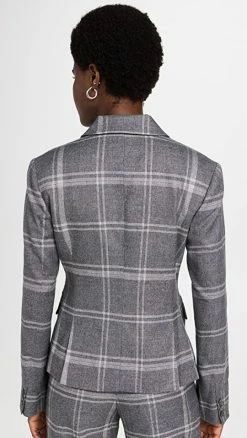 Best deal ???? Marissa Webb Perrie Steel Plaid Double Breasted Blazer ???? -3.1 Phillip Lim Shop mwebb302981e4f0 1663712434373 2 0. UX540 . QL90