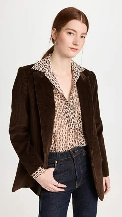 Cheap ???? Nili Lotan Diane Blazer Espresso ????