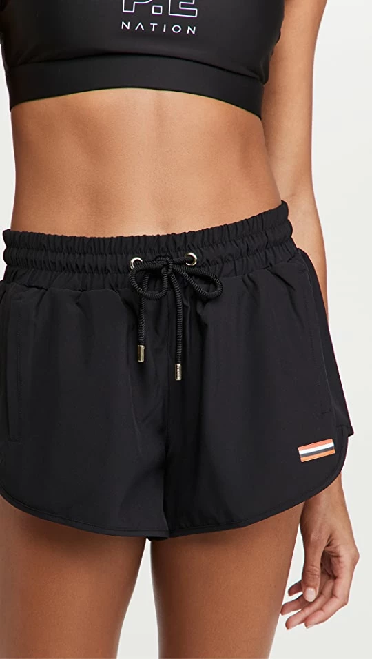Cheapest ⌛ P.E NATION Ramp Run Shorts Black ???? 3 Cheapest ⌛ P.E NATION Ramp Run Shorts Black ????