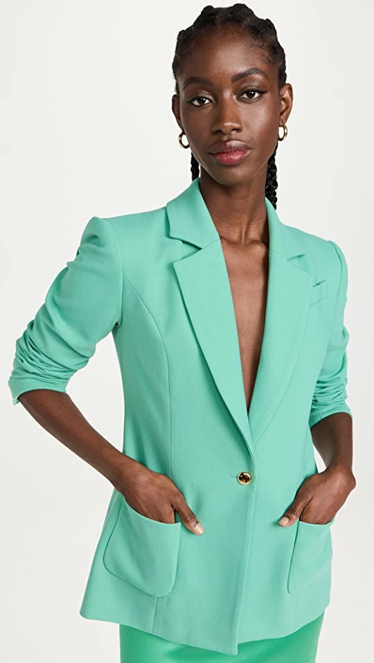 Best reviews of ???? Sergio Hudson Single Button Blazer Mint ⌛ 3 Best reviews of ???? Sergio Hudson Single Button Blazer Mint ⌛