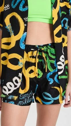 Best deal ???? Simon Miller Slash Shorts Snake Pit Print ????