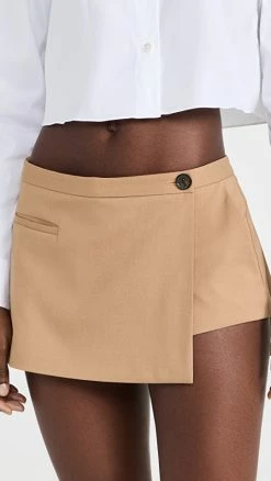Hot Sale ⌛ Sandy Liang Clover Skort Taupe ✨