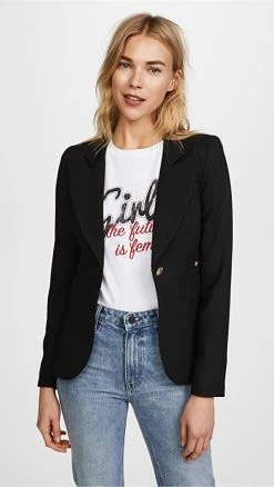 Buy ???? SMYTHE Duchess Blazer Black ⌛