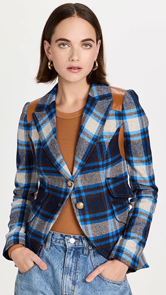Top 10 ❤️ SMYTHE Rifle-Patch Equestrian With Rectangle Patch Cobalt Plaid ???? 3 Top 10 ❤️ SMYTHE Rifle-Patch Equestrian With Rectangle Patch Cobalt Plaid ????
