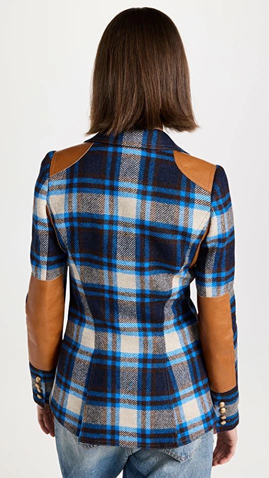 Top 10 ❤️ SMYTHE Rifle-Patch Equestrian With Rectangle Patch Cobalt Plaid ???? 4 Top 10 ❤️ SMYTHE Rifle-Patch Equestrian With Rectangle Patch Cobalt Plaid ???? - Image 2