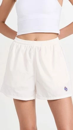 Budget ???? Tory Sport Relaxed Performance Nylon Shorts Optic White ????