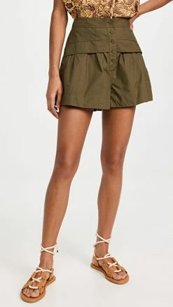 Best Sale ???? Ulla Johnson Marleigh Shorts Beech ⌛