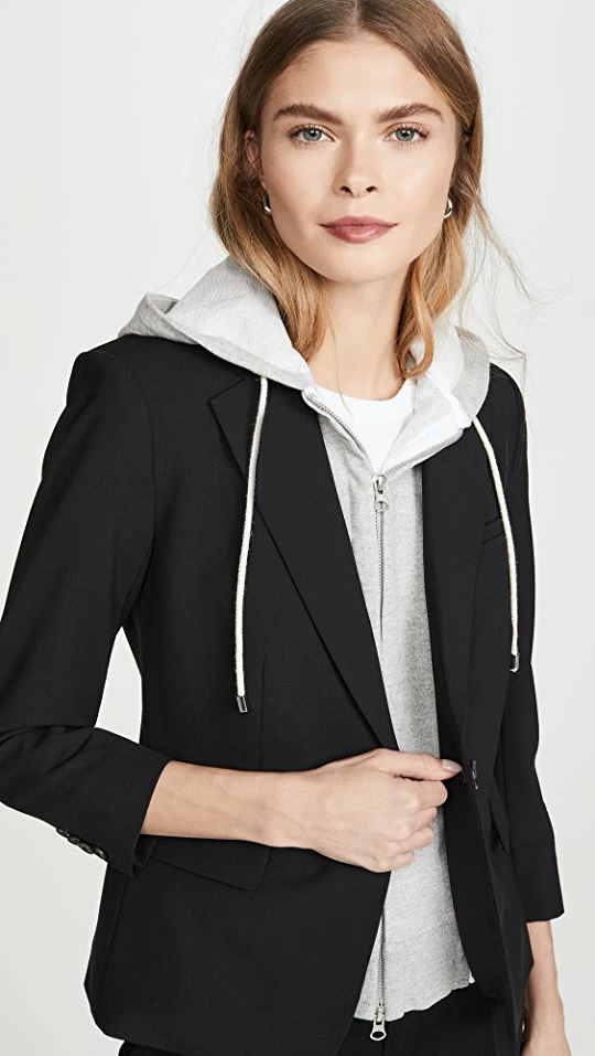 Best Sale ⌛ Veronica Beard Hoodie Dickey Heather Grey ???? 4 Best Sale ⌛ Veronica Beard Hoodie Dickey Heather Grey ???? - Image 2