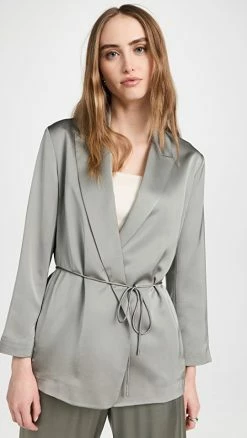 Best deal ???? Vince Drapey Soft Blazer Deep Aegean ✔️