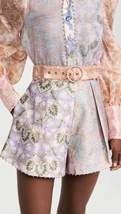 Best deal ???? Zimmermann Kaleidoscope Beaded Hem Shorts Geranium Orange ????