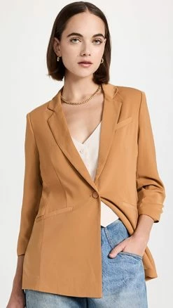 Best Pirce ???? Z Supply Cinema Blazer Camel Brown ????